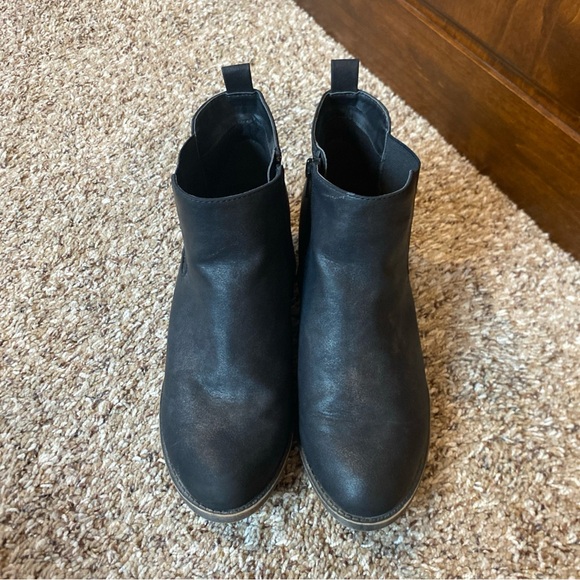 SO Ankle Booties Black Size Zipper Womens Size 9 - Picture 2 of 7